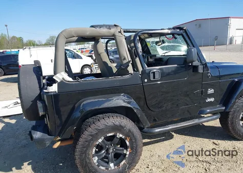 2004 Jeep Wrangler Sahara из США, поврежденный, VIN 1J4FA59S74P801296
